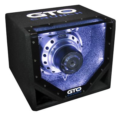 CRUNCH GTO10-BP 25cm 4 Ohm Bandpass Box Gehäusesubwoofer 600 W. Bass Subwoofer