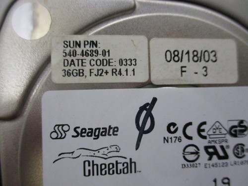 Sun Seagate ST336607LC 9V4006-043 540-4689-01 3900109-03 36GB SCSI 3.5 HDD - Picture 4 of 8