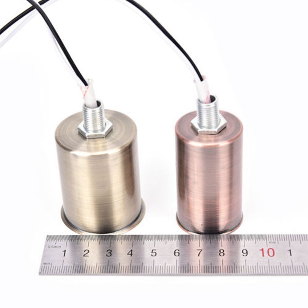 Professional E27 E14 Light Base Screw Lamp Holder Metal Surface Led