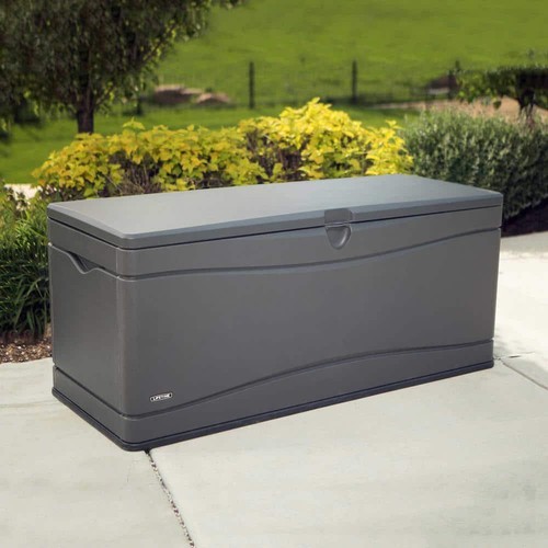 Harz Marine Dock Box wetterfest mit Griffen und Deckel langlebig 130 Gal. - Bild 20 von 24