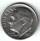 USA - 1982P - Dime - Roosevelt - 1st Year w/ "P" Mint Mark - #17386