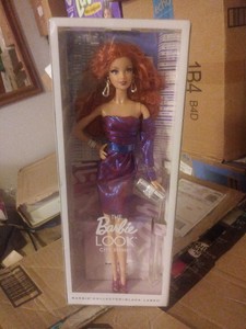 barbie the look city shine redhead doll
