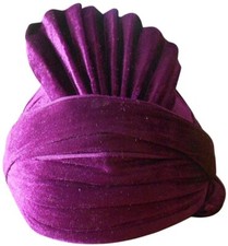 Men Hat Traditional Punjabi Turban Party Bhangra Pagri Top Hat Large Pag