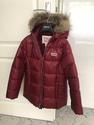 Levi s Jacke 128cm Kinder Kleidung dunkelrot modisch gemütlich