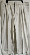 Chaps True American Chino Mens Size 40x30 Off White Dress Pants