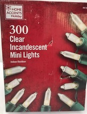 2 Boxes 300 Clear Incandescent Mini Lights Indoor/Outdoor