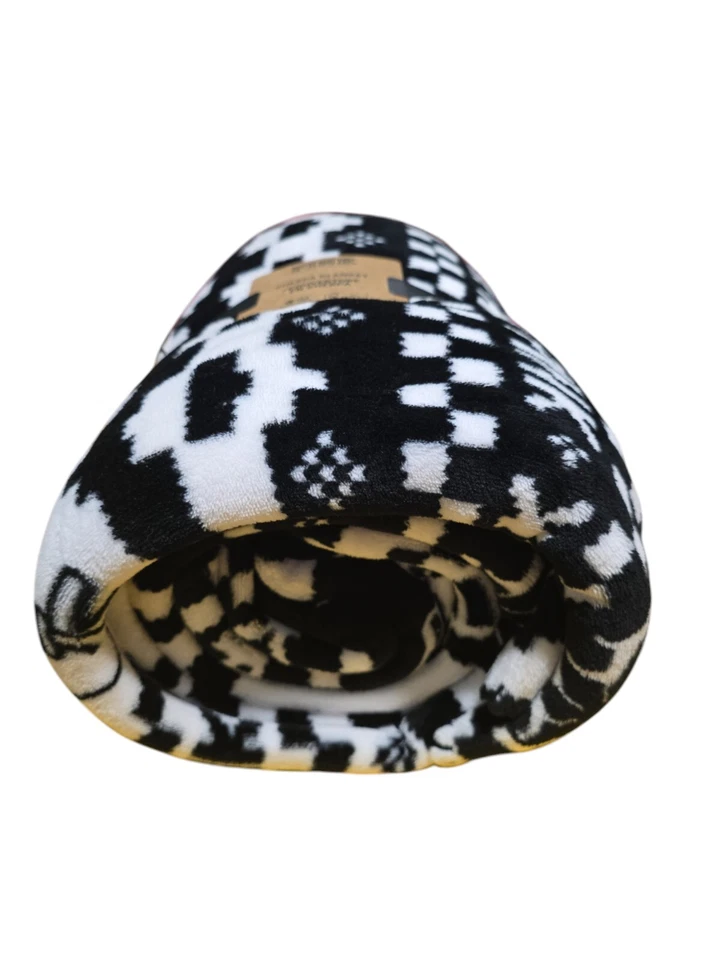 Manta Sherpa Victoria’s Secret Rosa Mujer’s Fair Isle Patrón Nueva Foto 4 de 4