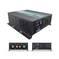 WZRELB 1500W 24V Dc to 120V AC Pure Sine Wave Solar Inverter Off Grid Power I...