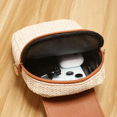 Mini Women Crossbody Bag Casual Phone Bag Fashion Ladies Beach Basket Bag - Picture 3 of 8