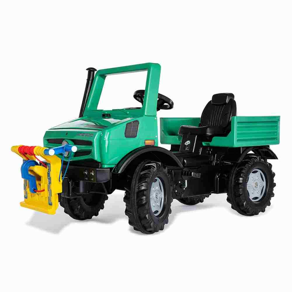 Rolly Toys Unisex Kinder Grün Tretfahrzeug "Rollyunimog Forst", Tretfahrzeuge, Kinderb:130cm H:73cm T:54cm, Inkl. Seilwinde, B:130cm H:73cm T:54cm - Image 2