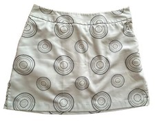 Ladies Golf Skirt Ashworth Skort Grey Black White Size 6