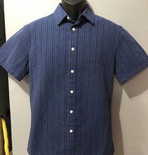 Goodfellow & Co Mens Textured Stripe Short Sl...