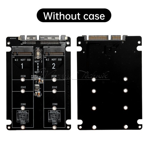 Dual Port NGFF M.2 Solid-State to SATA 3.0 Serial Port Converter Adapter Board - Afbeelding 9 van 22
