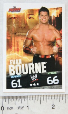 2009 Evan Bourne, Topps Slam Attax Evolution Raw Karte
