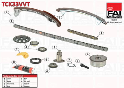 FAI AutoParts TCK33VVT Timing Chain Kit for LEXUS TOYOTA
