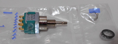 Lot of 6  Alco Push Click Switch 6A 125V 3A 250V - MPE206R - Solder Eyelet Conn