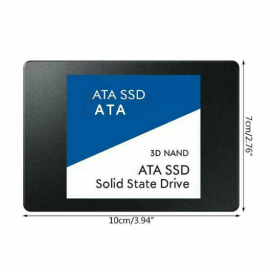 1TB SSD Drive ATA 2.5" Internal Hard Drive For PC Laptop WIN 10 Pro 64Bit Used - Image 2 of 3