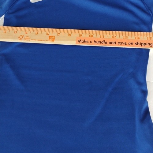 Nike Jersey Women's XS Blue White Dri-Fit Strike Football Soccer Short Sleeves - Picture 8 of 10