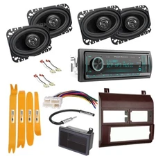 Single Din AM/FM Car Stereo Bluetooth Receiver for 1988-1994 GM C/K 1500 RED