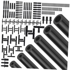 Silicone Vacuum Hose Kit, 5Ft 6PCS Vacuum Hose Automotive  113PCS Vacuum Line