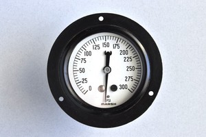 MARSH PRESSURE GAUGE  34693-3 1SS D  0-300, VERY CLEAN