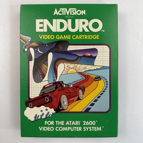 Enduro Atari 2600 komplett mit Originalkarton und Anleitungsheft Vintage 83 - Bild 1 von 7