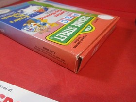 Sesame Street ABC (Nintendo NES, 1989) COMPLETE w/ Box manual poster #D