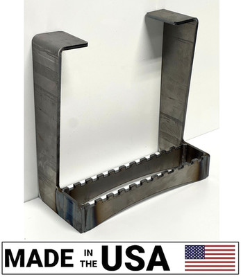 [SR] 12'' Drop 12'' Wide Weld-On Steel Step 1/4'' Thick Excavator Harvester Loader