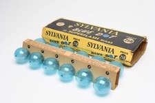 12X Sylvania 25B Blue Flashbulbs, NIB