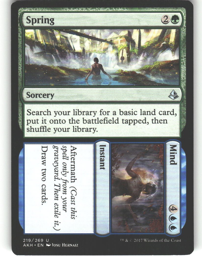 Spring // Mind - Amonkhet - MTG - Uncommon - #219 - NM