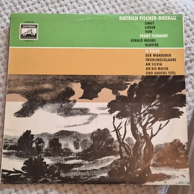 Electrola Schubert Lieder 2. Folge Fischer-Dieskau Gerald Moore LP E 90021