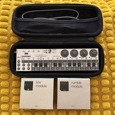 Teenage Engineering OP-Z Mega-Bundle/Line- & Rumble-Modul/Oversynth Overlay/Case