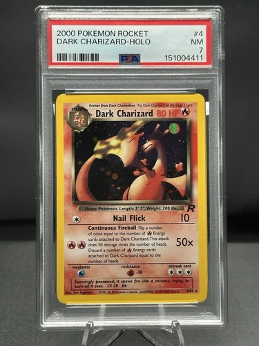 Dark Charizard (Unlimited) graded PSA 7 for sale on eBay