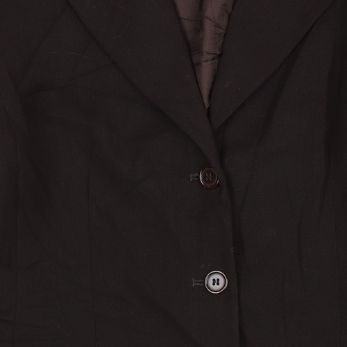 Laura Ashley Women's Brown Wool Blazer Size 14 - Picture 6 of 12