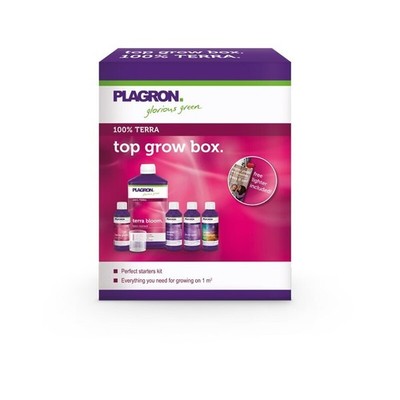 Plagron Top Grow Box Terra - Dünger Set für Erdsubstrat Terra Bloom mineralisch