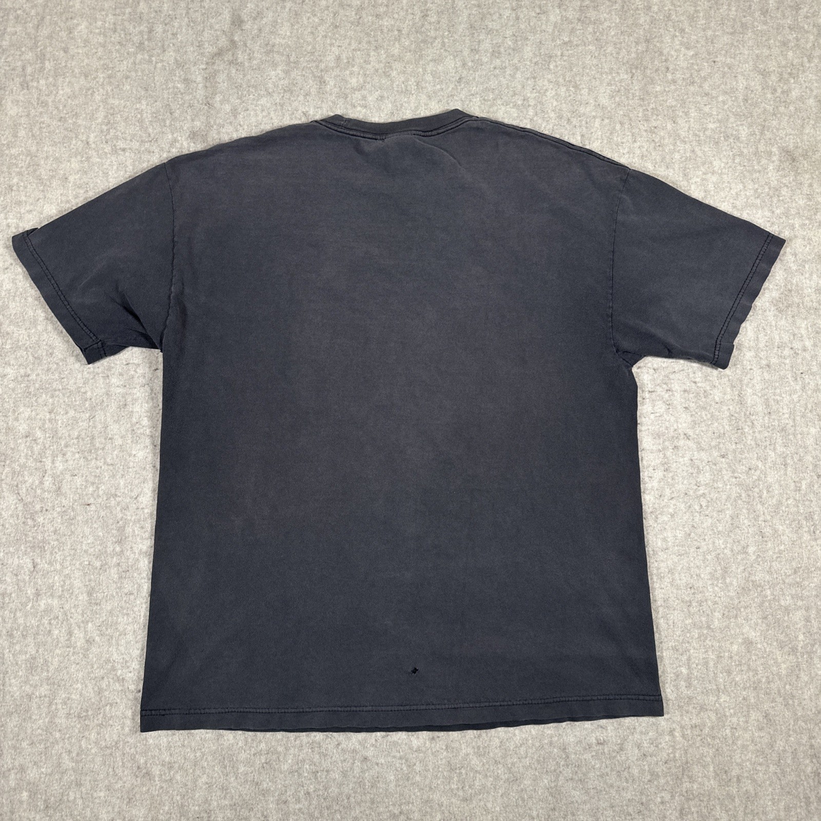 Vintage Etnies Skate Tee Shirt Mens XL? 90s Y2K USA Made Black Distressed