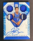 2018-19 Panini Cornerstones Jalen Brunson RC Rookie Quartz Patch Auto /49