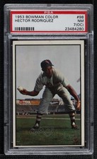 1953 Bowman Color Hector Rodriguez #98 PSA 7 (OC) 06mi