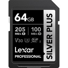 Lexar Professional Silver Plus SDXC UHS-I Card 64GB Memory Card