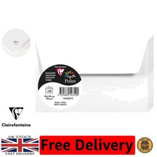 20 Stück selbstklebende weiße Umschläge 9 x 14 cm für Einladungen