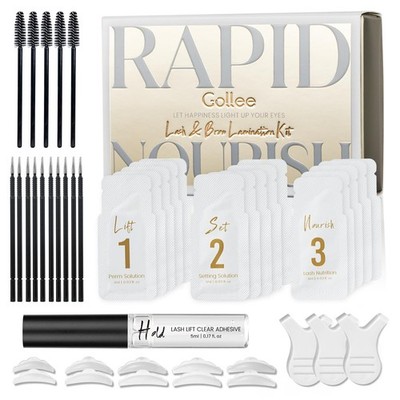 Brow Lamination Kit Lash Lift Kit, Sachet Refill Eyelash Perm Kit for Natural...