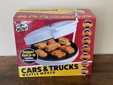WAFFLE WOW! 3D CARS & TRUCKS WAFFLE MAKER HL1780 MAKES 7 DIFFERENT VEHICLES NIOB
