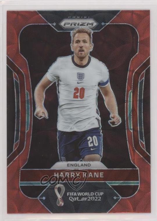 2022 Panini Prizm World Cup Qatar Choice Red Prizm Harry Kane #86 0s9t