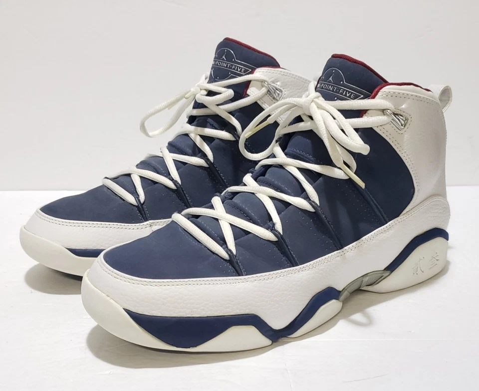 Air Jordan 9.5 Team Cinta Azul Medianoche Azul Marino Blanco Rojo Zapatillas Zapatos Para Hombre 10 Foto 3 de 4