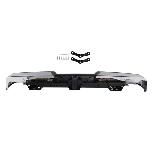 Rear Bumper for Ford F-150 2021-23 ML3Z19D520D Chrome Steel Bolt-On