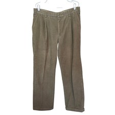 Orvis Vintage Men  s Tan Corduroy Pants Trousers Size 36 90s Y2K Fall Winter