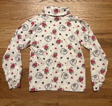 Vintage Disney 101 Dalmatians AOP Turtle Neck Kids Shirt Size Medium 7/8