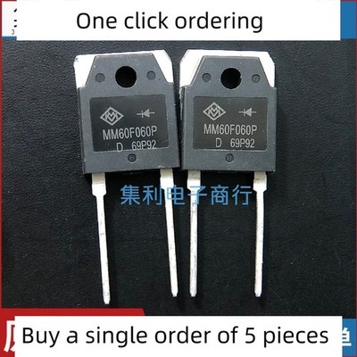 5 pieces MM60F060P quick recovery pipe welding machine TO3P 60A/600V