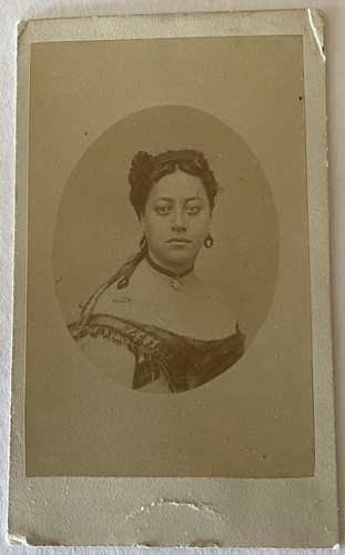 CDV Emma Delle Hawaii Regina Consorte Re Kamehameha IV