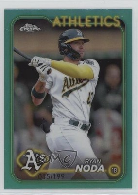 2024 Topps Chrome Aqua Refractor 15/199 Ryan Noda #284 14dq